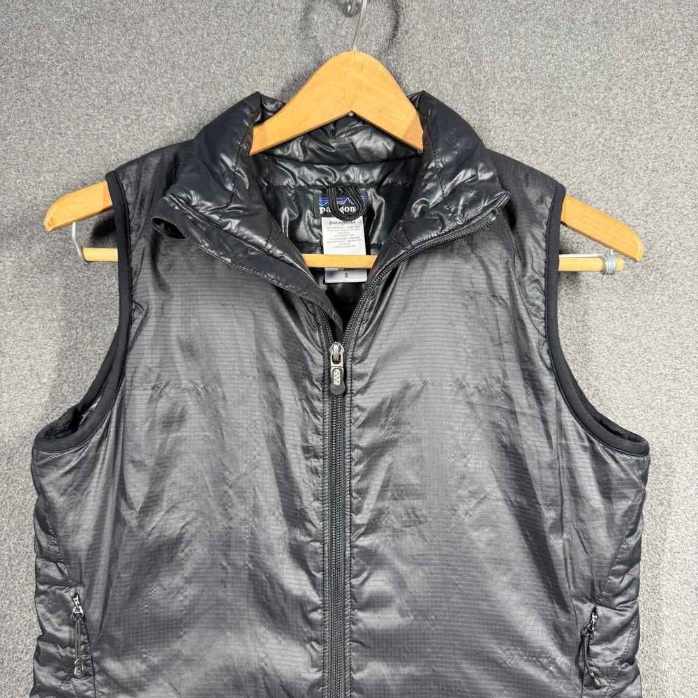 Patagonia Nano Puff Vest Womens Small Black Insulated Quilted Puffer 84245